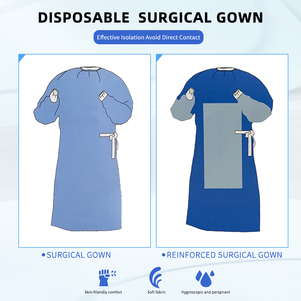 LEVEL3 Disposable SMMS surgical gown FDA surgical gowns from China
