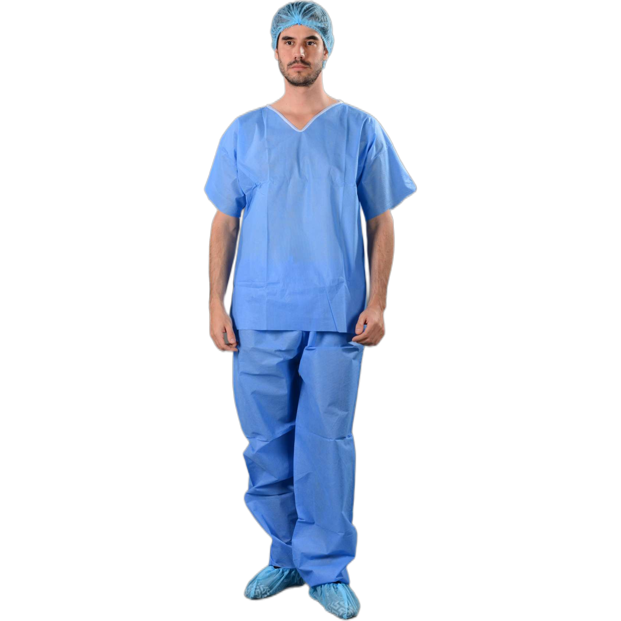 Disposable SBPP Scrub Suit with Snaps 