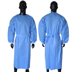 Level 1 hospital use disposable SMMS 45G isolation gowns 