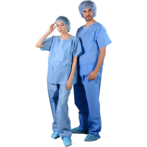 Disposable SBPP Scrub Suit with Snaps 