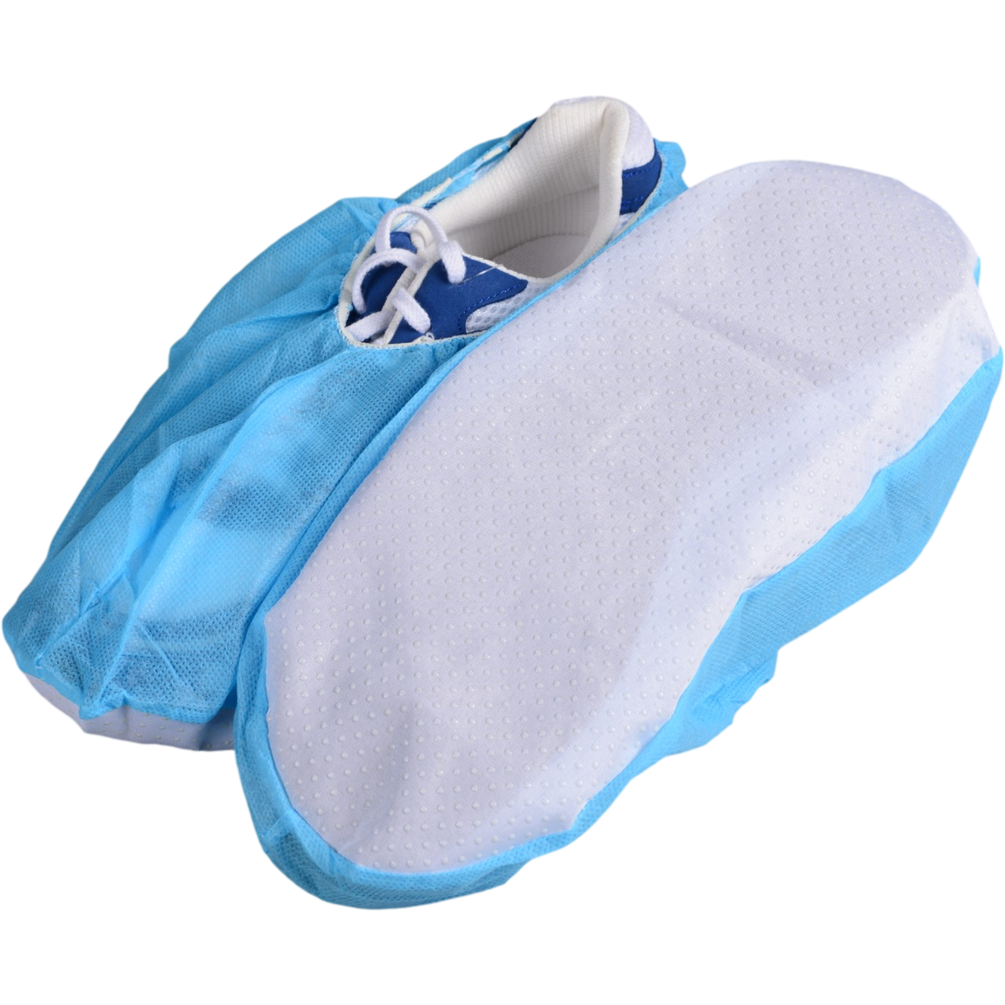 Disposable SBPP + Plastic Bottom Anti-slip Shoe Cover 