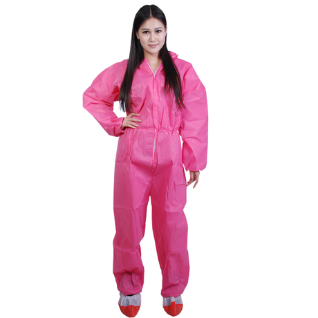 Disposable coverall with hood and boots from China manufacturer 