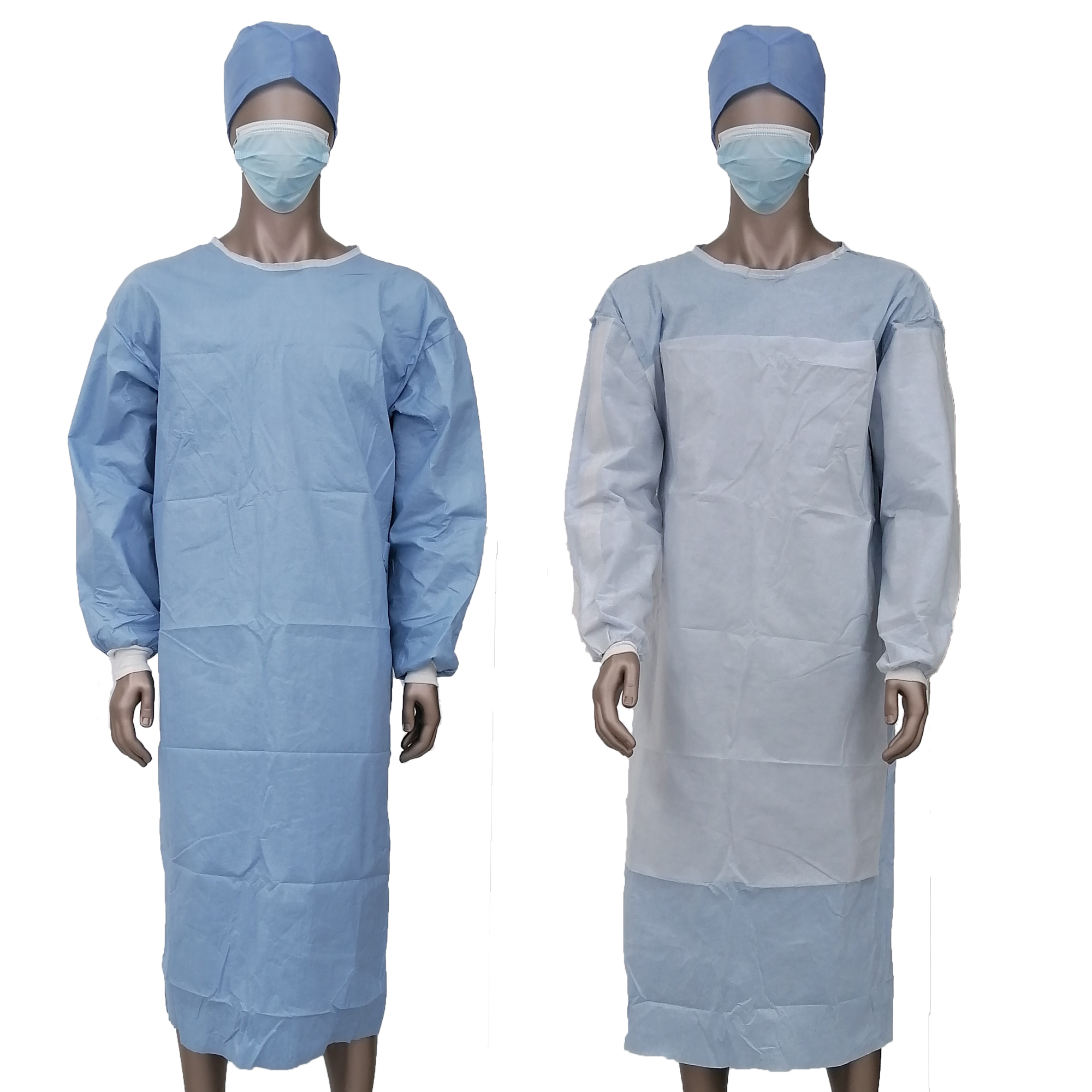 Fluid Resistant Sterilized Surgical Gown for Operation Room 