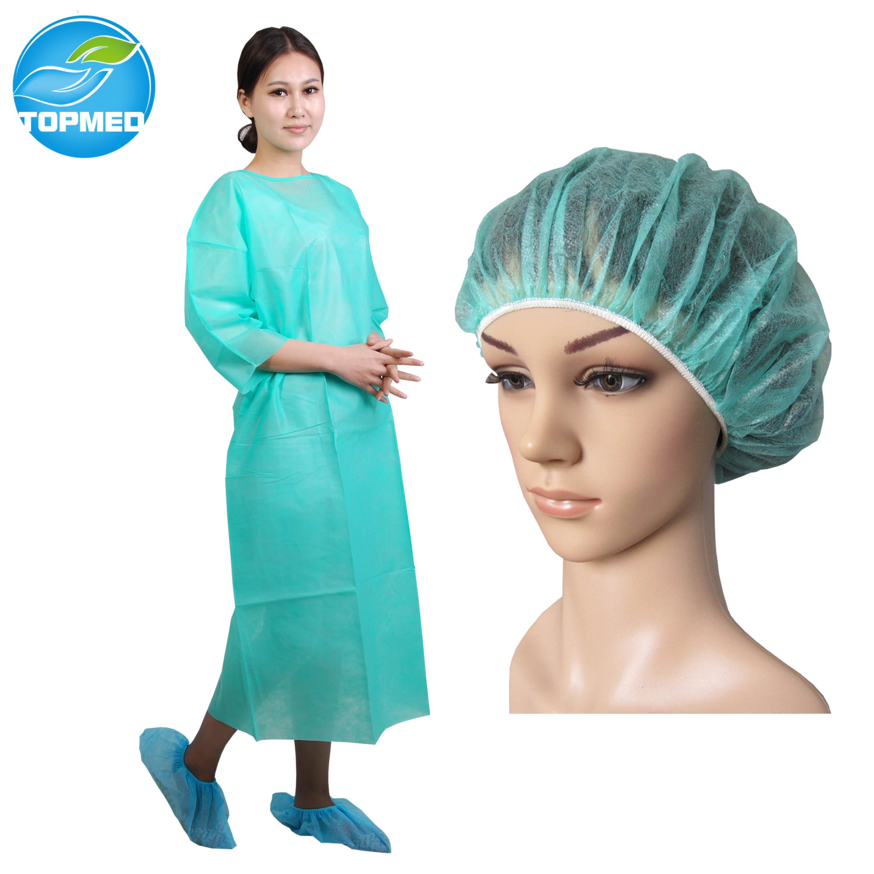 Disposable medical PP isolation gown