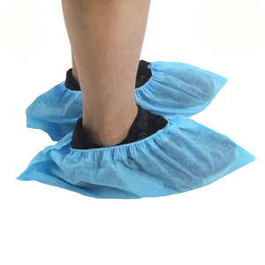 TOPMED Waterproof Cheap Hospital Convenient Shoe Cover with High Quality PP Plastic Comfortable Clean Room Indoor Shoe Covers