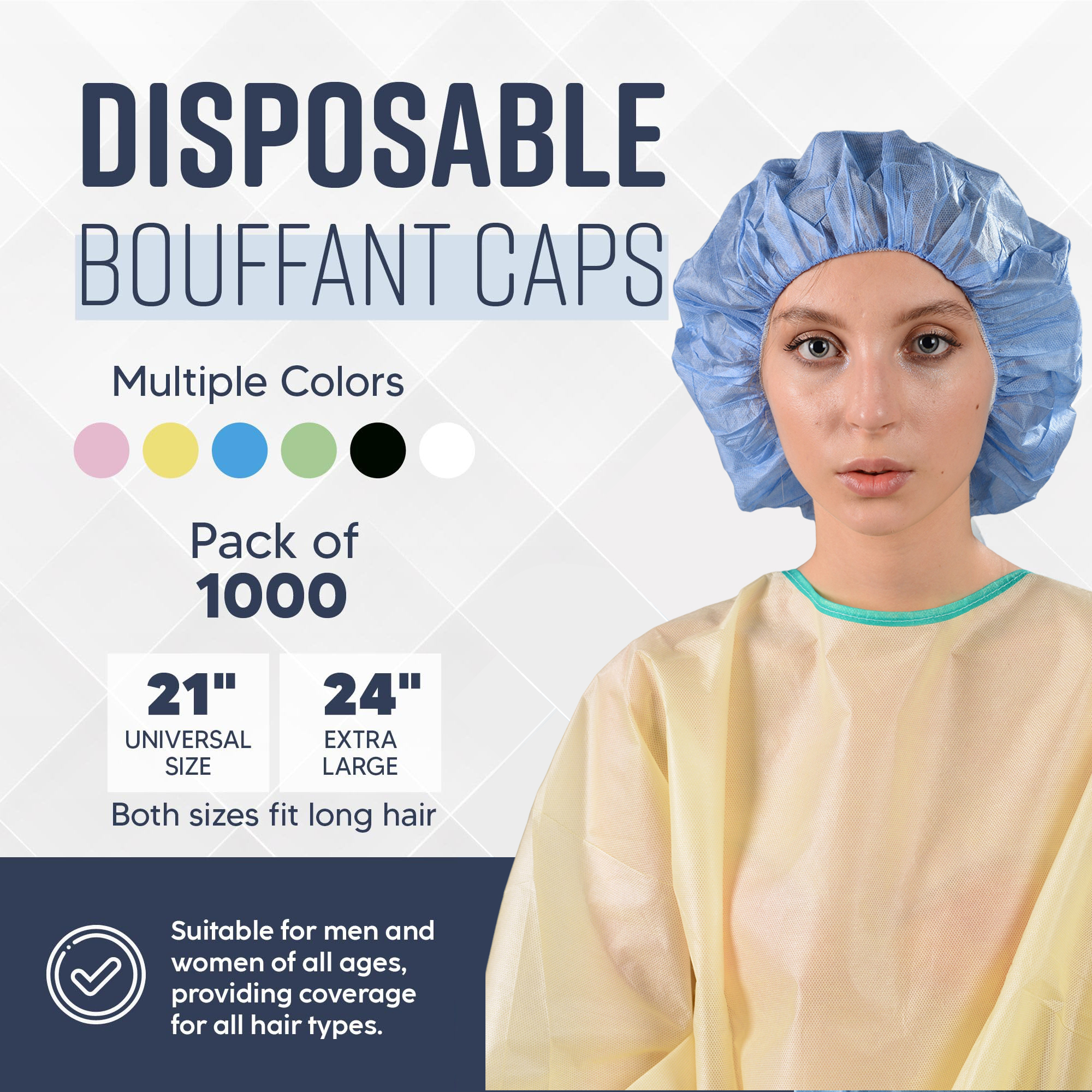 Disposable Nonwoven Beauty Bouffant Cap