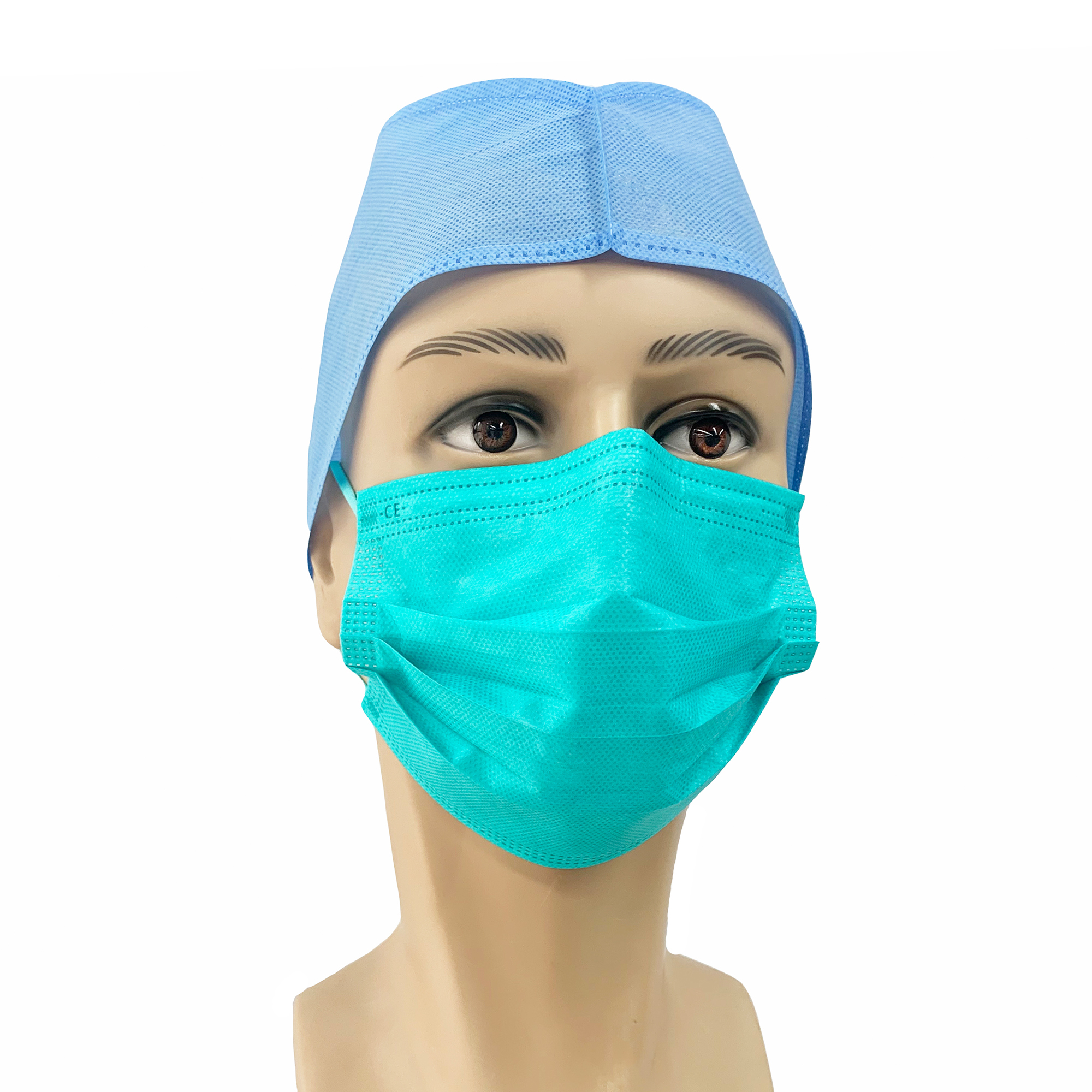 Disposable Non woven level 3 face mask with 3ply surgical face Mask disposable face mask with ear loops