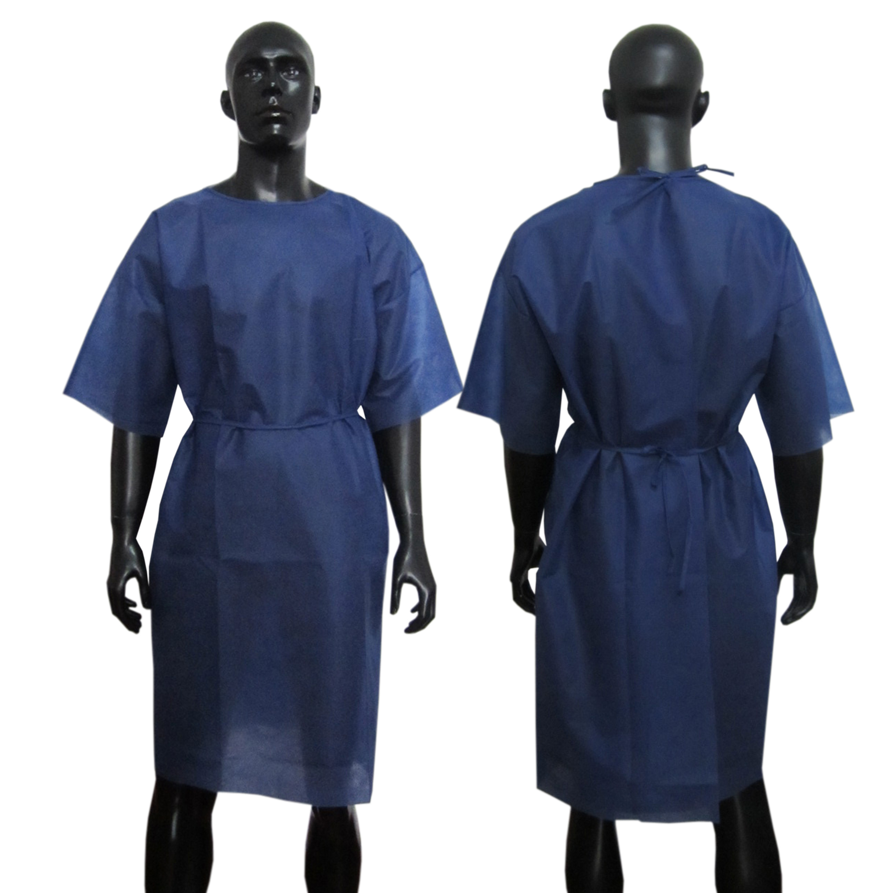 Hospital Doctor Blue Patient Disposable Isolation Gowns