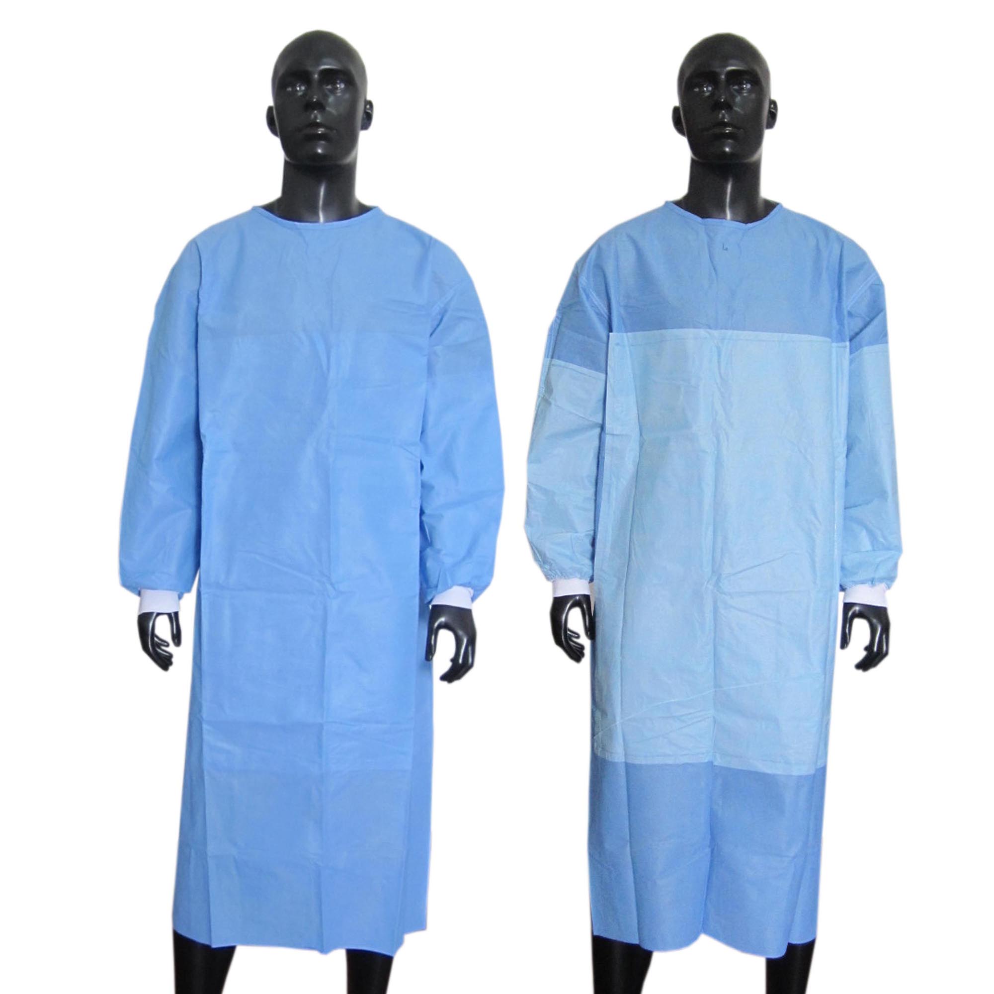 Enlarge Size Disposable Reinforced Surgical Gown