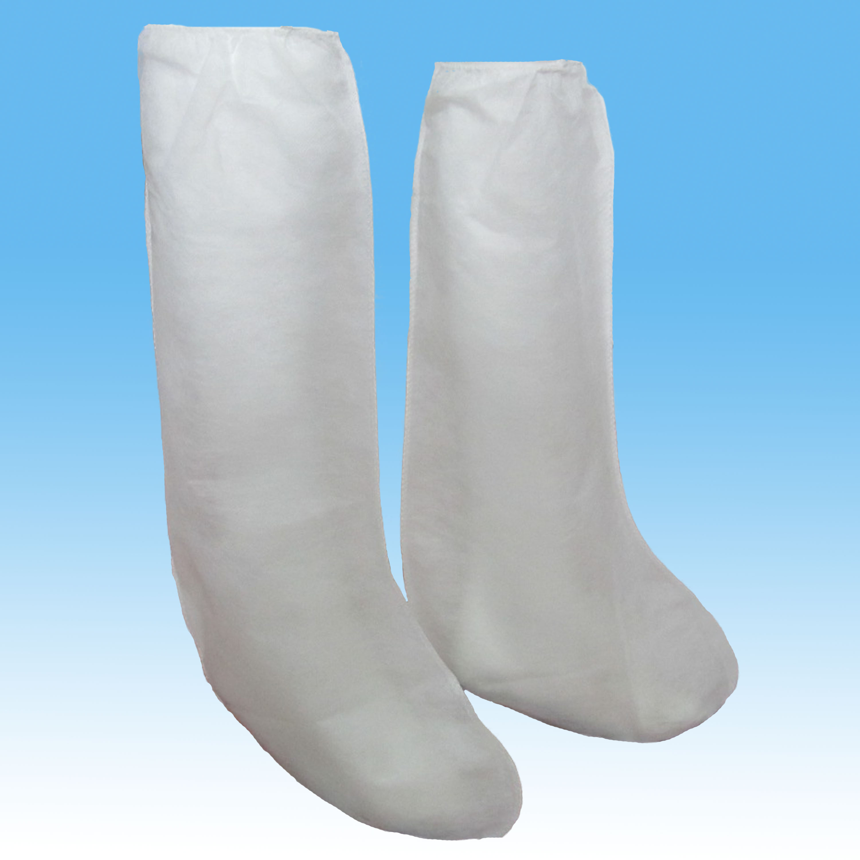 boot cover with elastic white