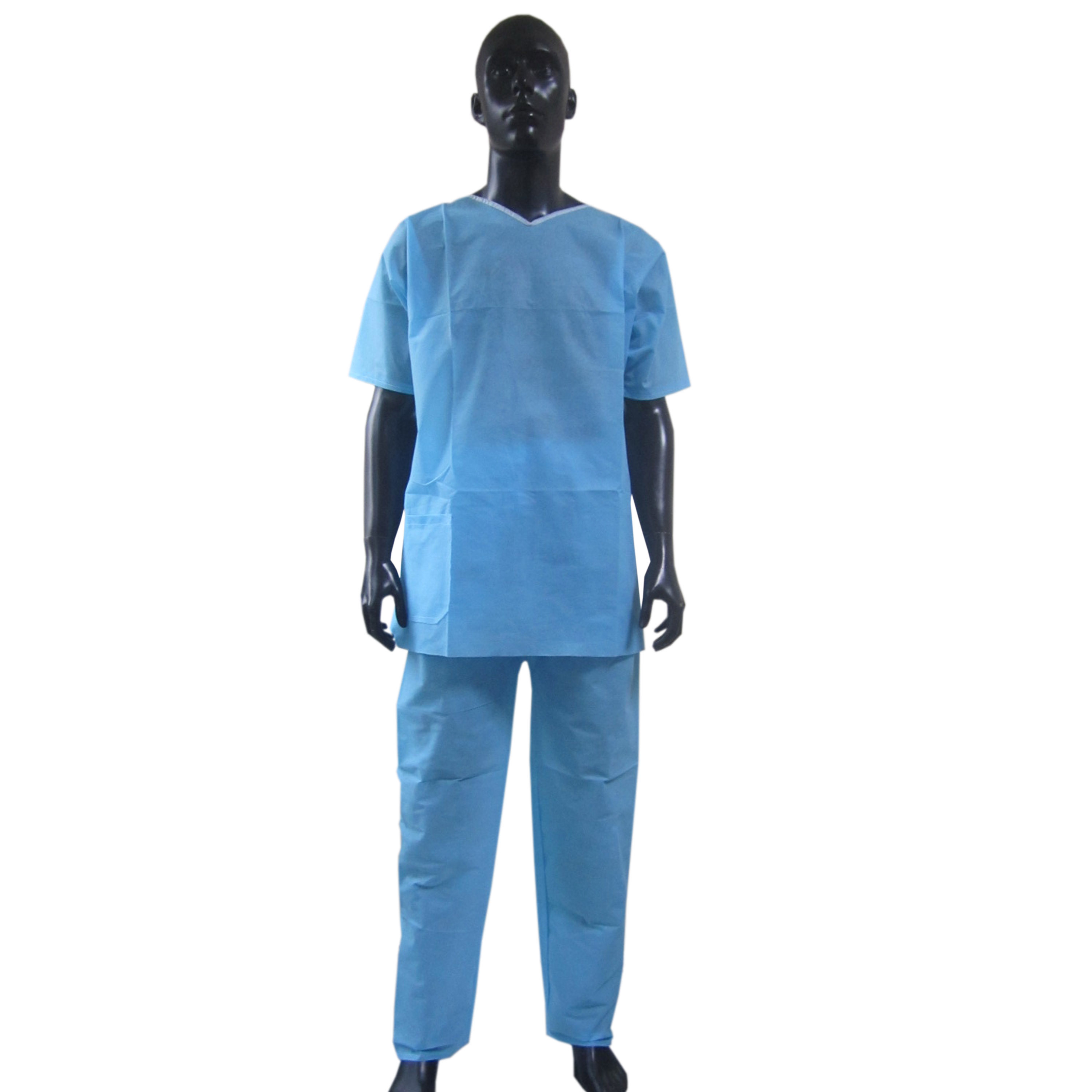 SBPP Disposable medical shirt with short sleeve